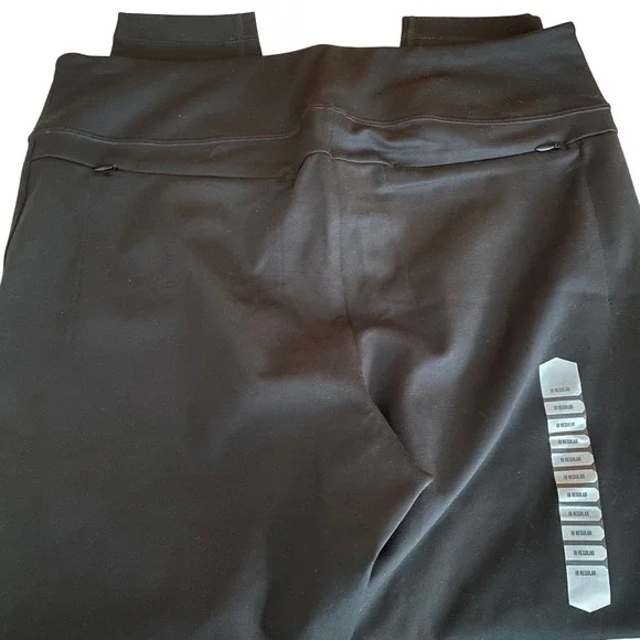 Duluth Trading Ponte Pro Black Leggings Size 18 Regular NEW - Picture 6 of 7